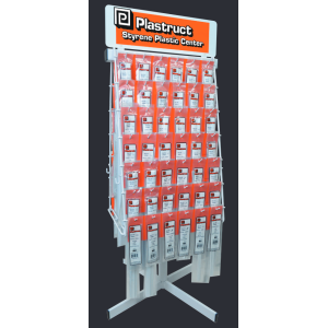 Plastruct 9206 Styrene Centre Fineline Merchandiser