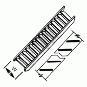 Plastruct STAS2 (2) Stairs 5.6mm x 2.4mm x 75mm