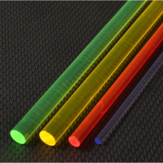 Plastruct HTAR4R (10) Translucent Red Rod 4mm x 250mm