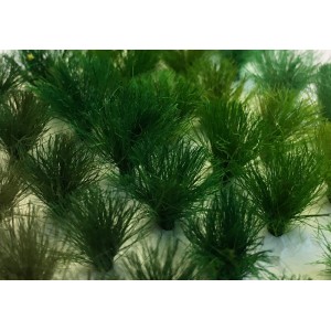 10mm Assorted Green Tufts 01022 (30 per pack) 