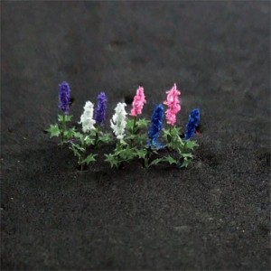 N Gauge Delphiniums 00905 (12)