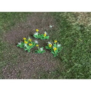 N Gauge Dandelions 01035 (14 per pack)