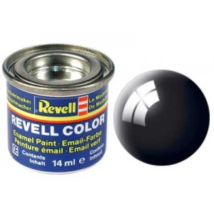Revell 14ml Tinlets #7 (6) Black Gloss