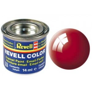 Revell 14ml Tinlets #31 (6) Fiery Red Gloss