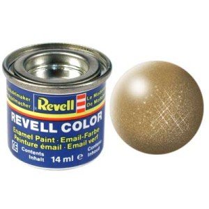 Revell 14ml Tinlets #92 (6) Brass Metallic