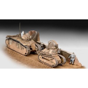 Revell 03278 Char B1 Bis and Renault FT17