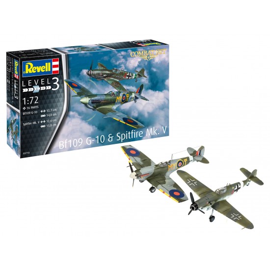 Revell 03710 Combat Set Bf109 & Spitfire Mk.V